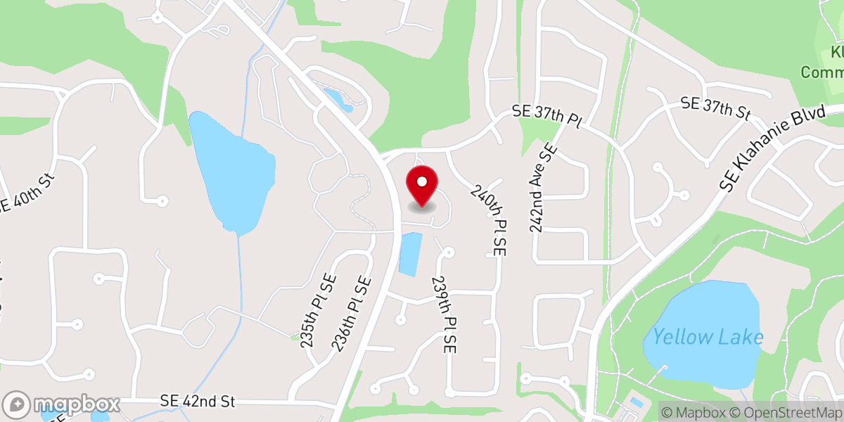 Map showing location of Faith Church