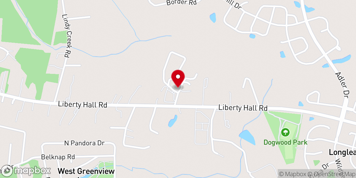 Map showing location of Calvary Church of God in Christ