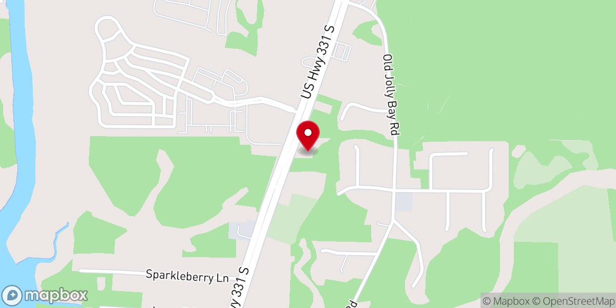 Map showing location of Church of Christ Freeport