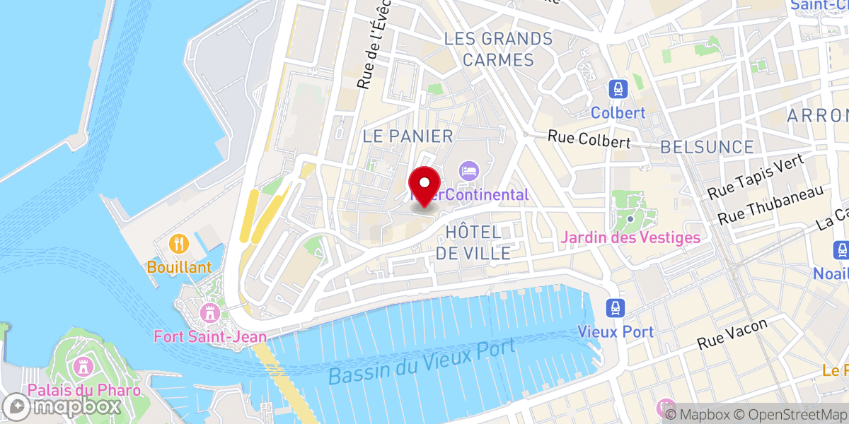Map showing location of Église des Accoules
