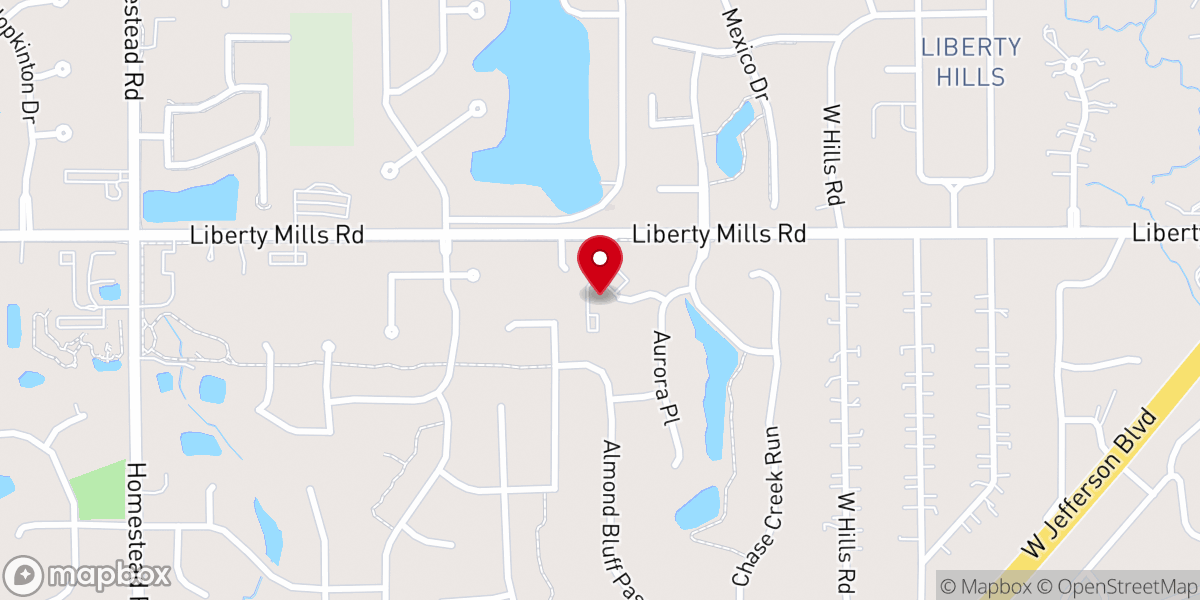 Map showing location of Grace Episcopal Church