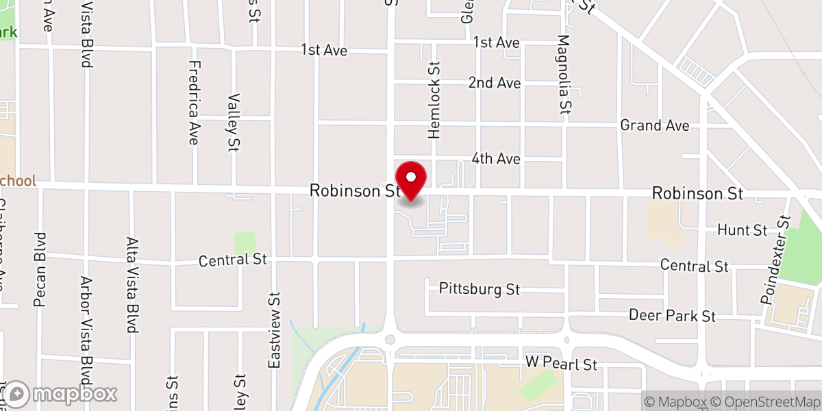 Map showing location of Greater Bethlehem Temple Church