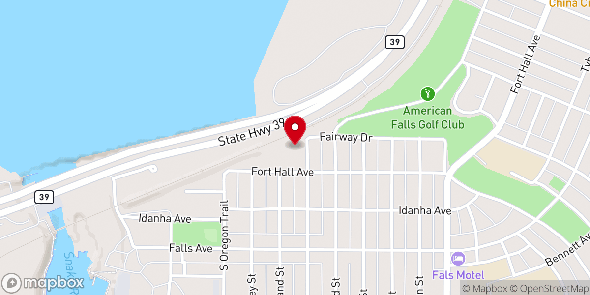 Map showing location of Trinity Classical Christian School