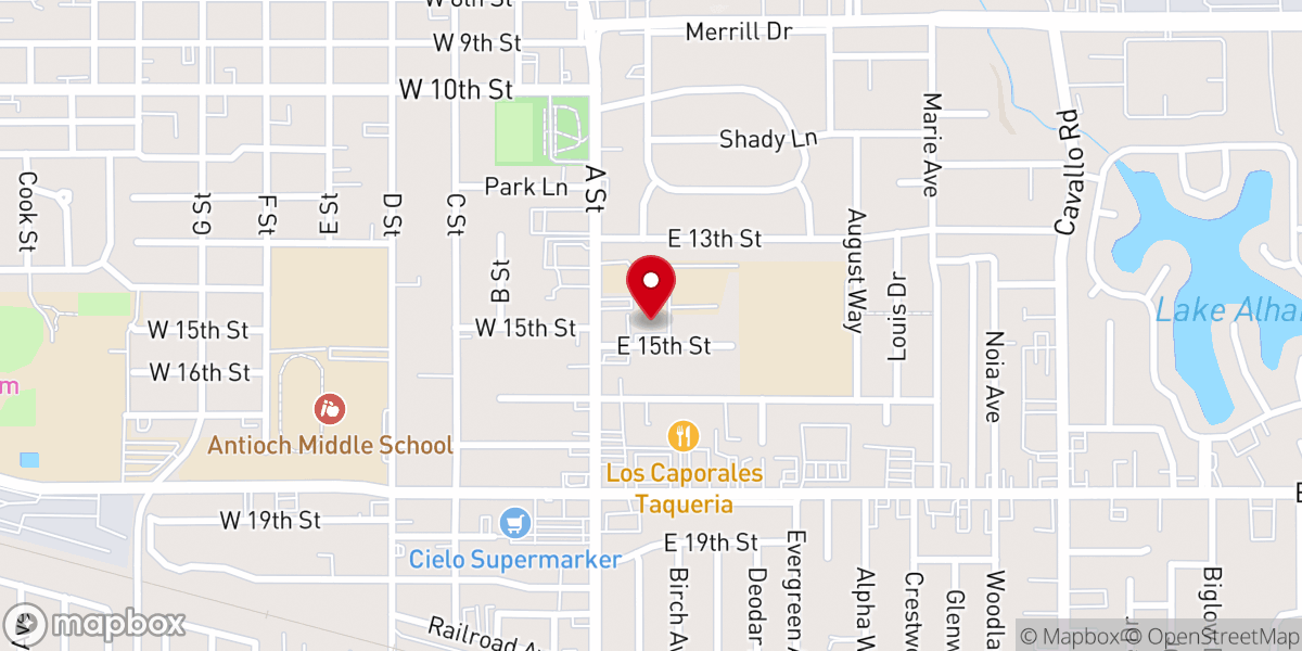 Map showing location of St. Vincent de Paul Most Holy Rosary Conference