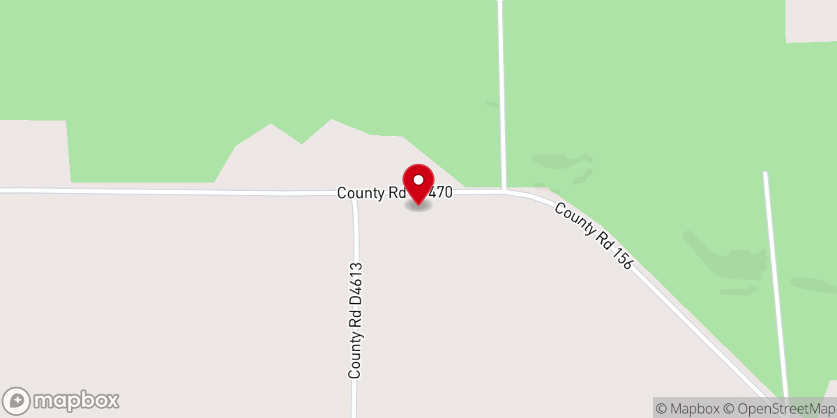 Map showing location of Heart O' the Hills Church