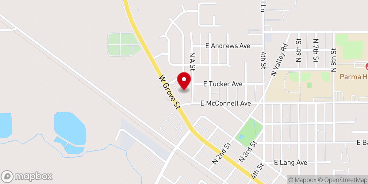 Map showing location of Parma Seventh-day Adventist