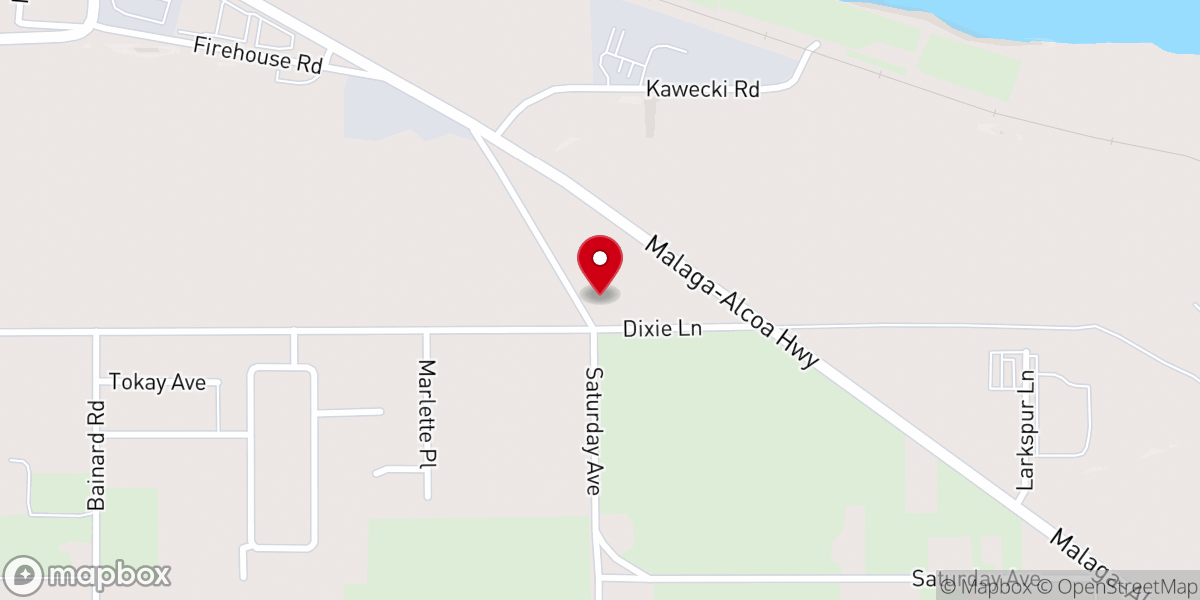 Map showing location of Koinonia Ministries