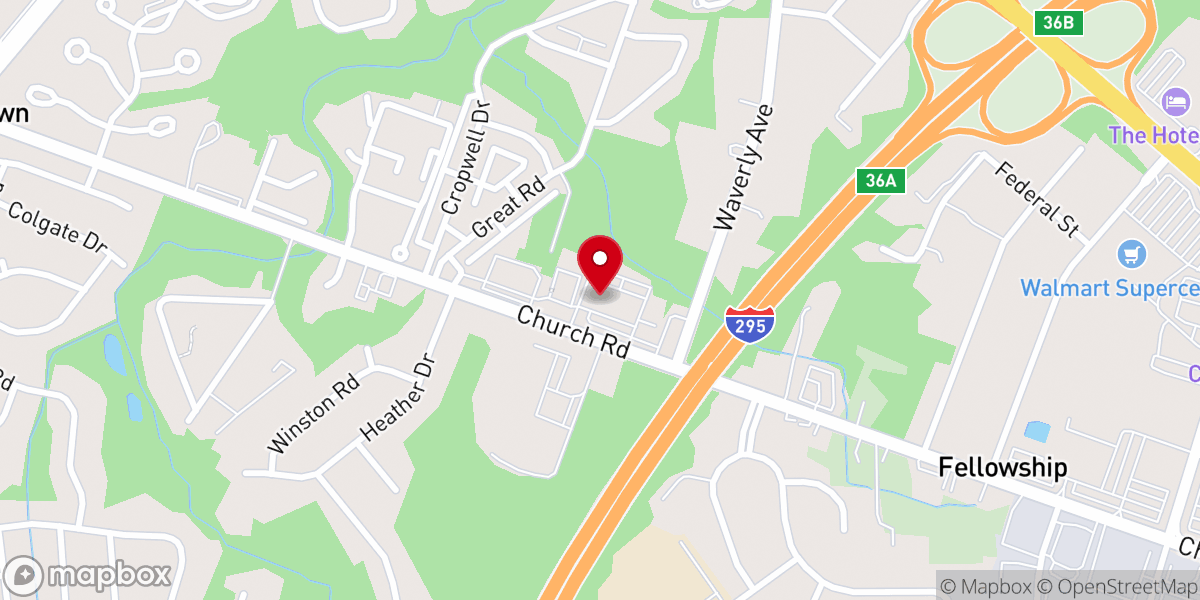 Map showing location of Tony Sopranos Pizza - Mount Laurel