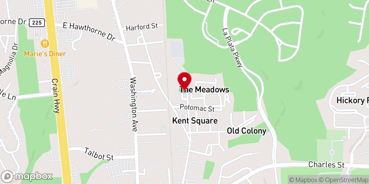 Map showing location of Dorchester Community Center