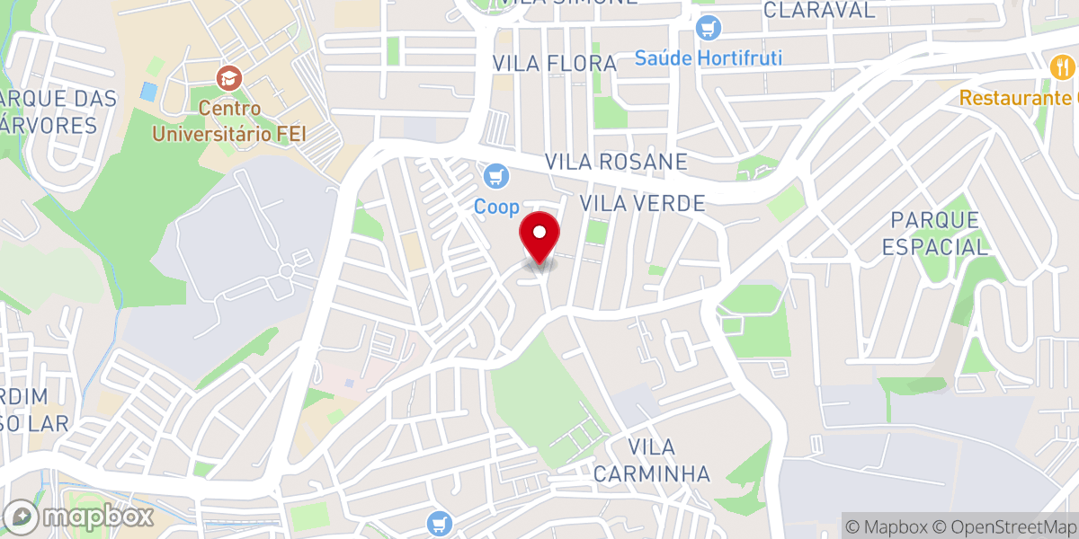 Map showing location of Assembléia de Deus Ministério de São Bernardo do Campo