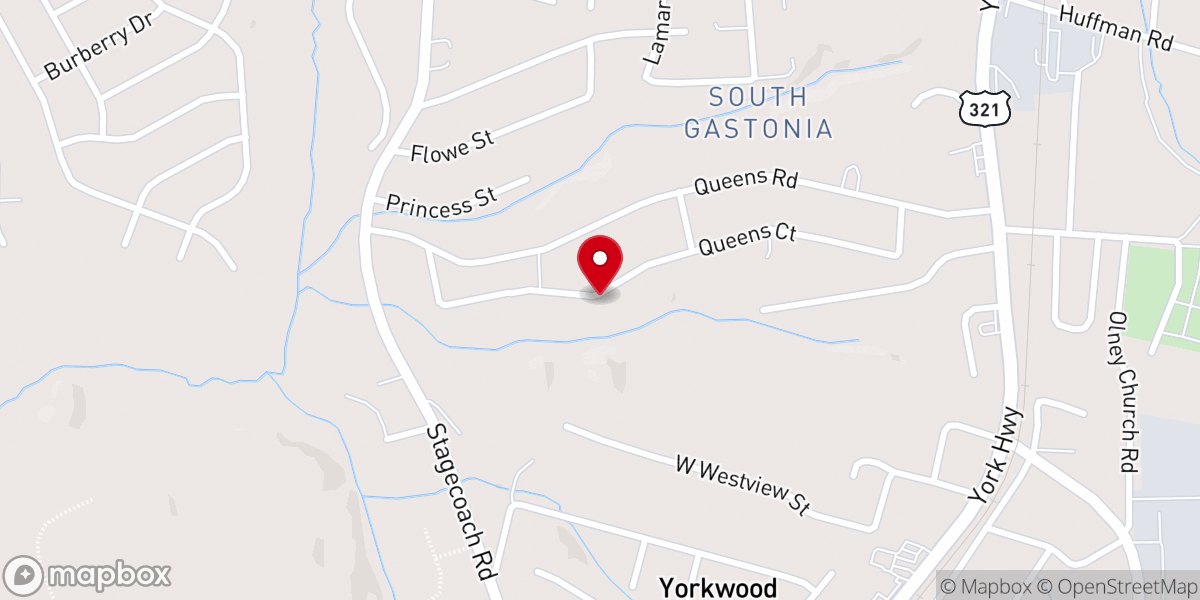 Map showing location of Faith Chapel FBH Church