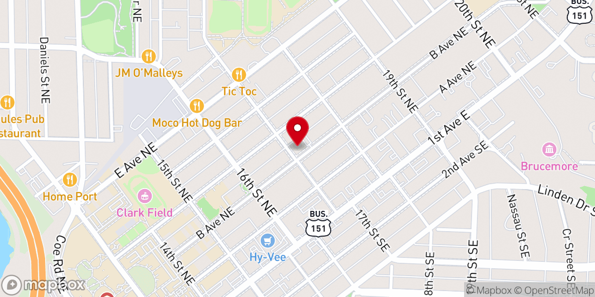Map showing location of Victory in Grace Baptist Church