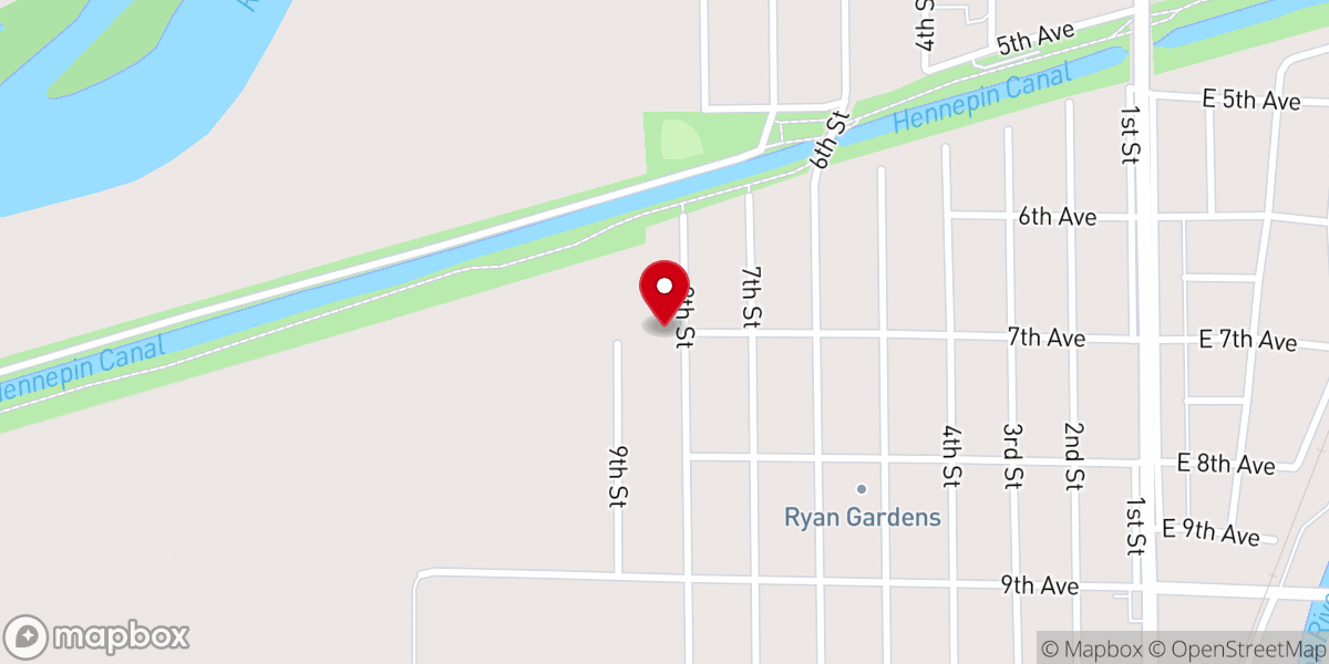 Map showing location of Colona Township Food Pantry