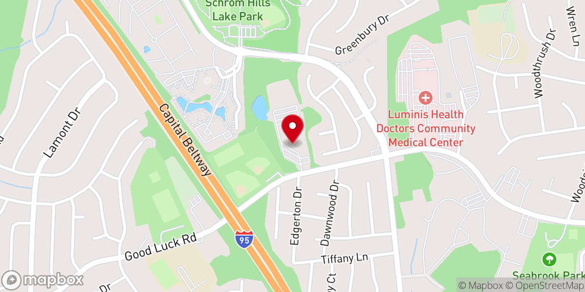 Map showing location of Trinity Assembly of God