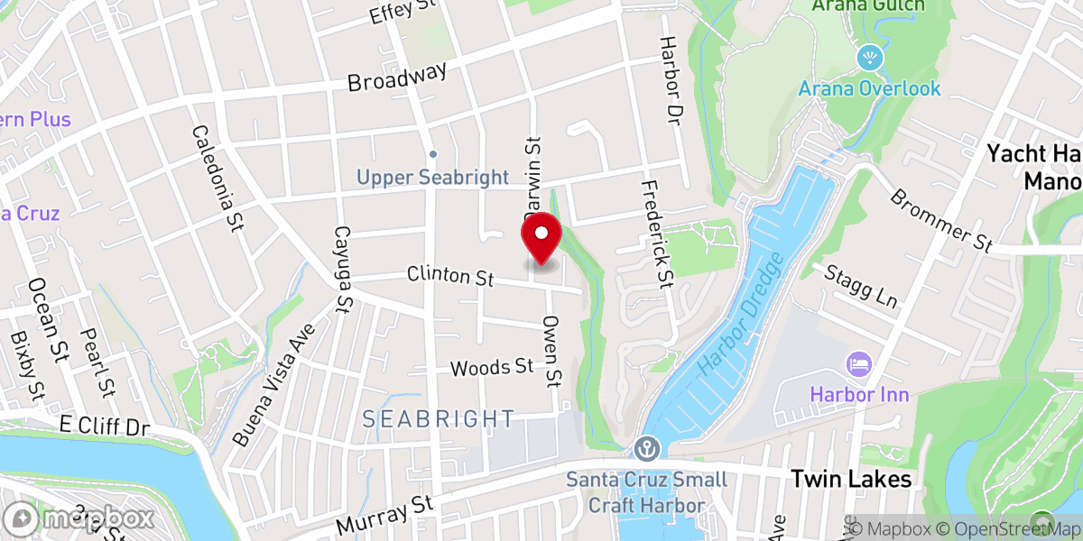 Map showing location of Marceloist Church of Northern California — Santa Cruz Chapter