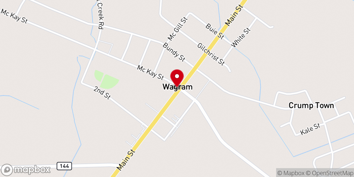 Map showing location of Starlight Holiness Church