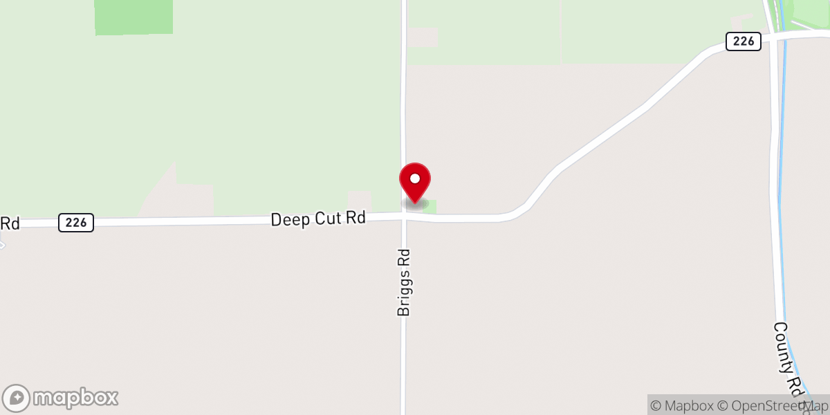 Map showing location of Mt Union United Brethren Church