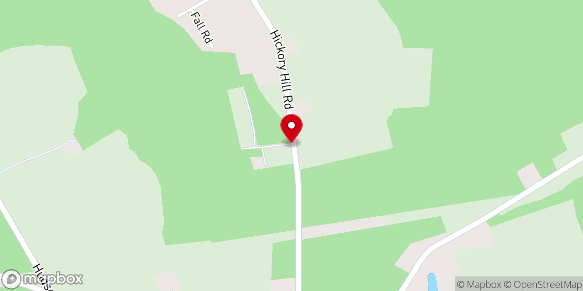 Map showing location of Hudson Robert A