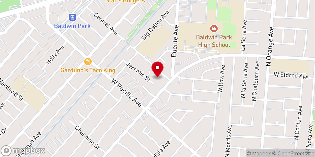 Map showing location of Grace Community Alliance Church