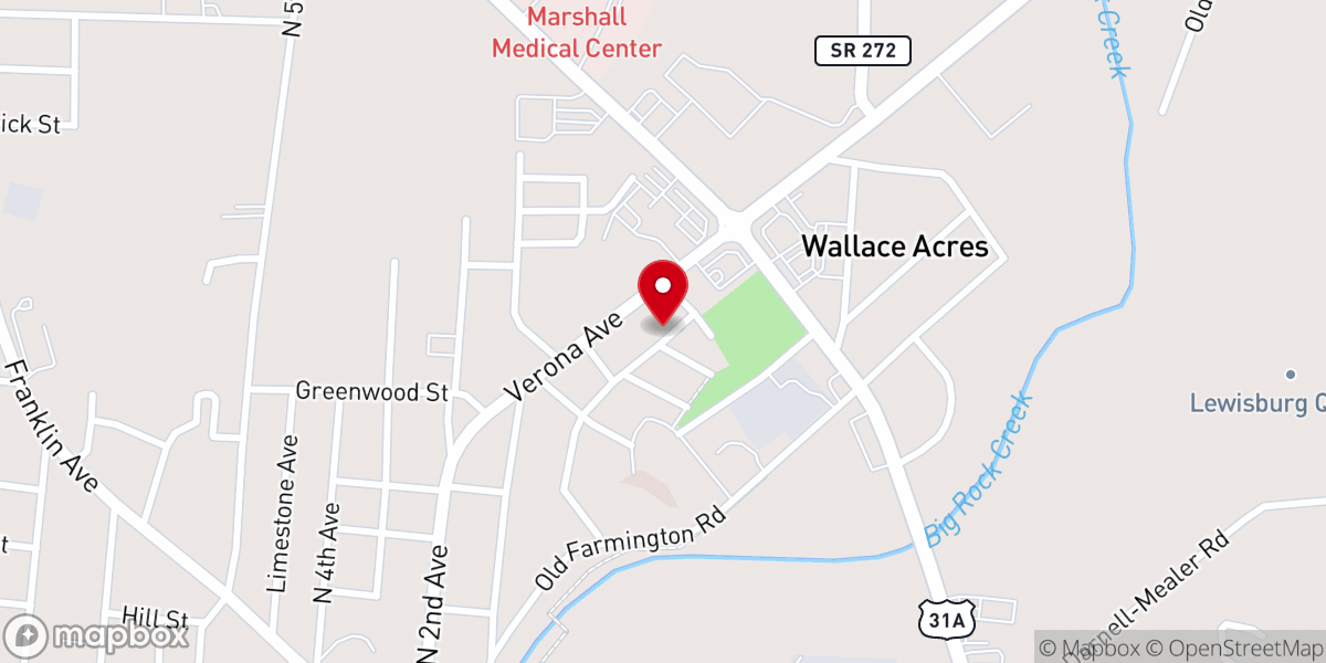 Map showing location of Church of God