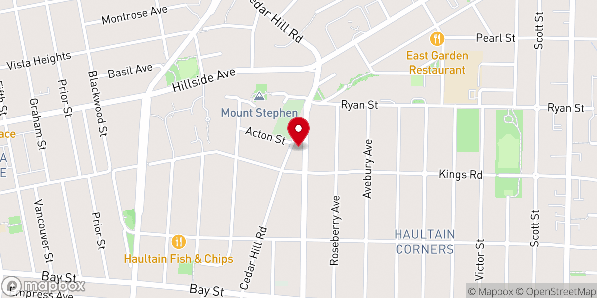 Map showing location of Mosaic Oaklands Chapel