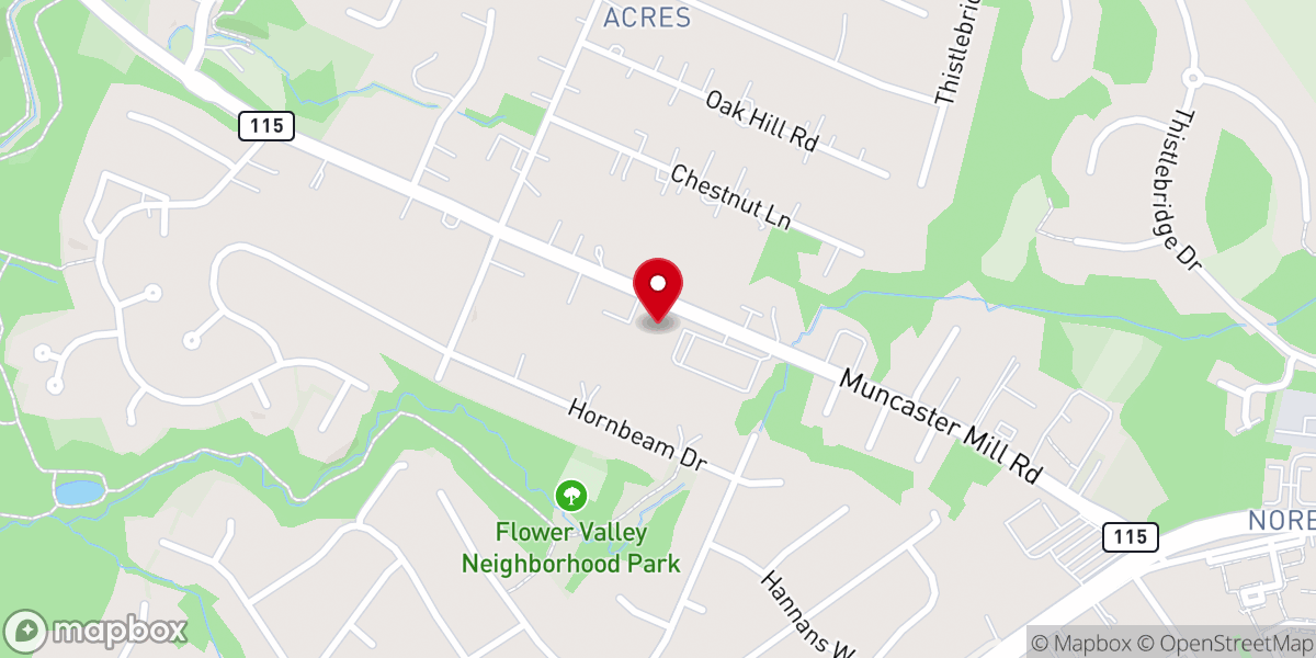 Map showing location of Rockville Church of the Nazarene