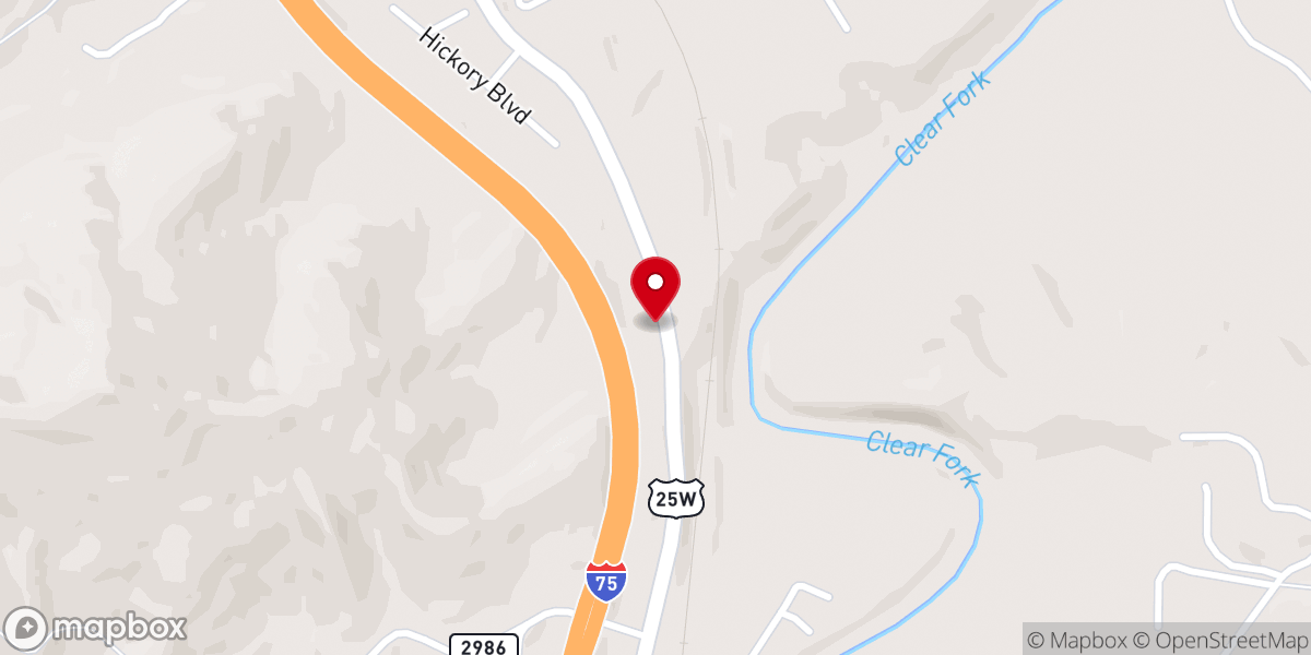 Map showing location of Bethesda Church of God