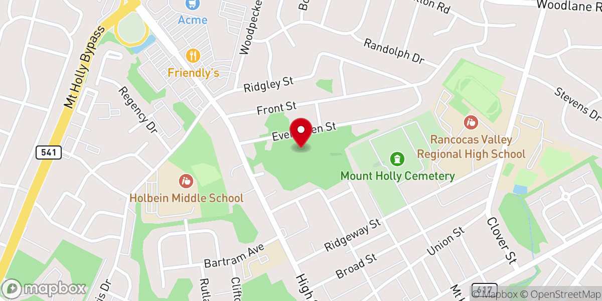 Map showing location of The Mount