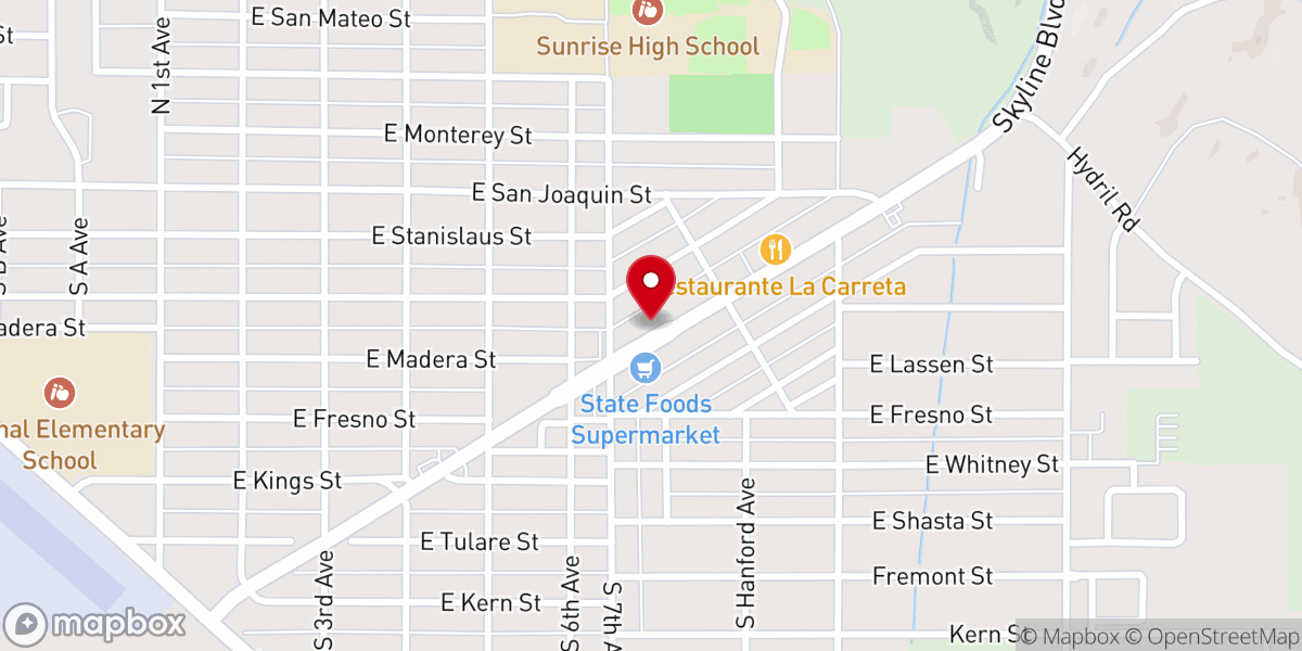 Map showing location of Asamblea Apostolica