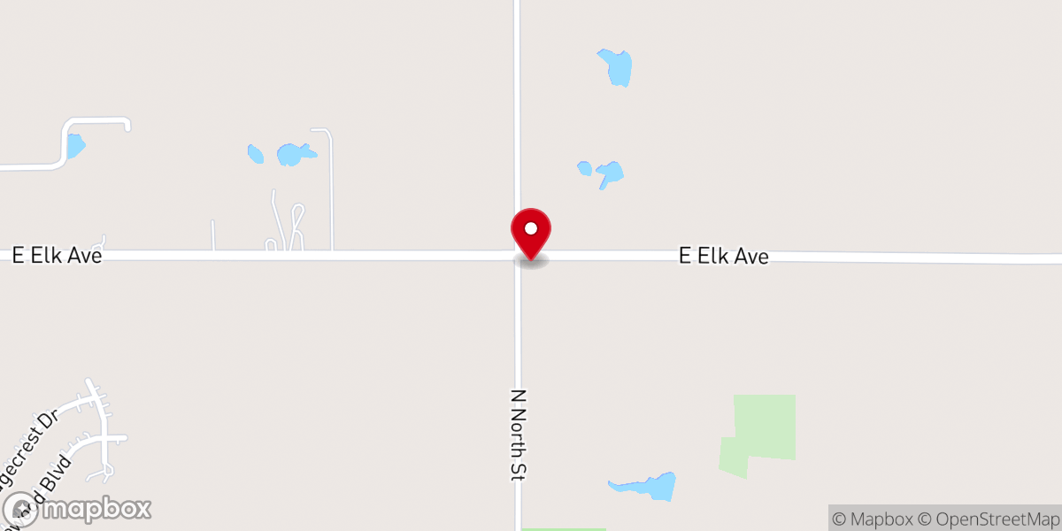 Map showing location of Church of God