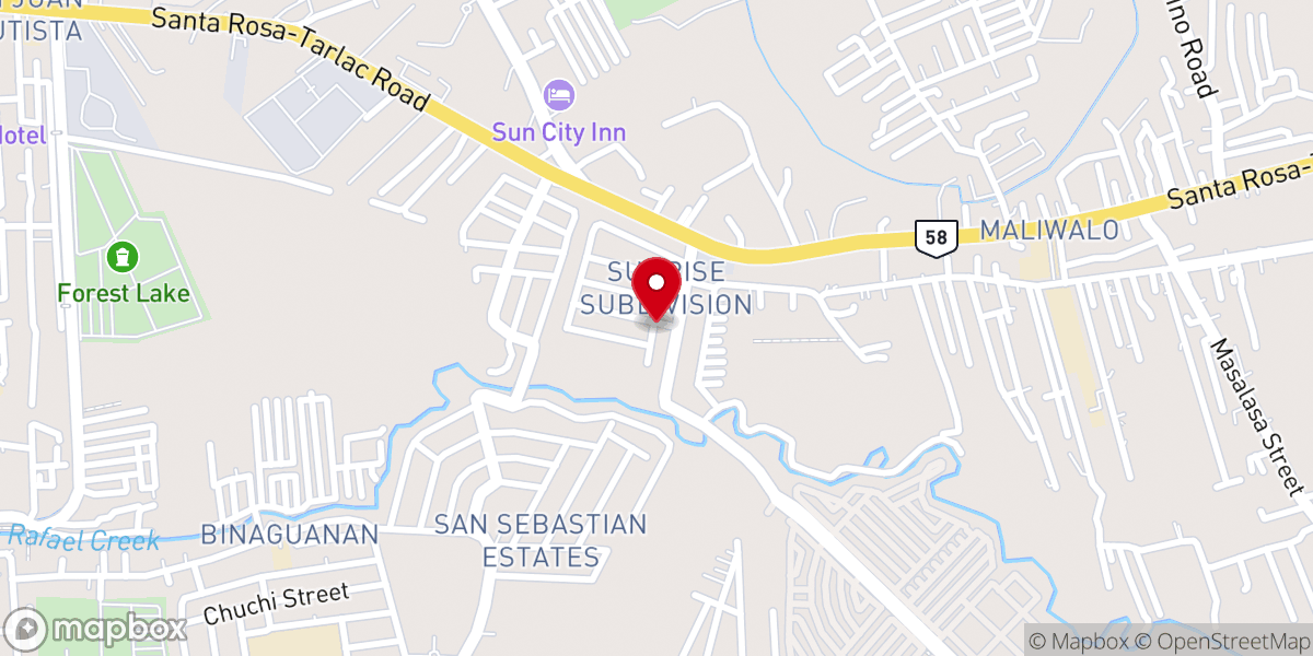 Map showing location of Word for the world Christian Fellowship