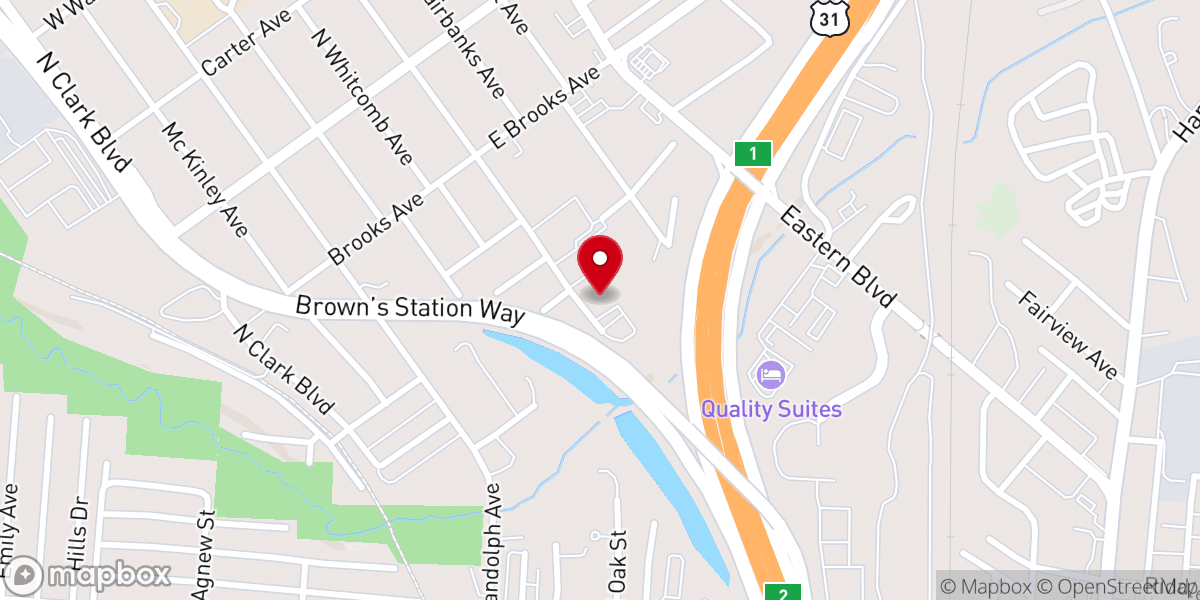 Map showing location of Franciscan Friars