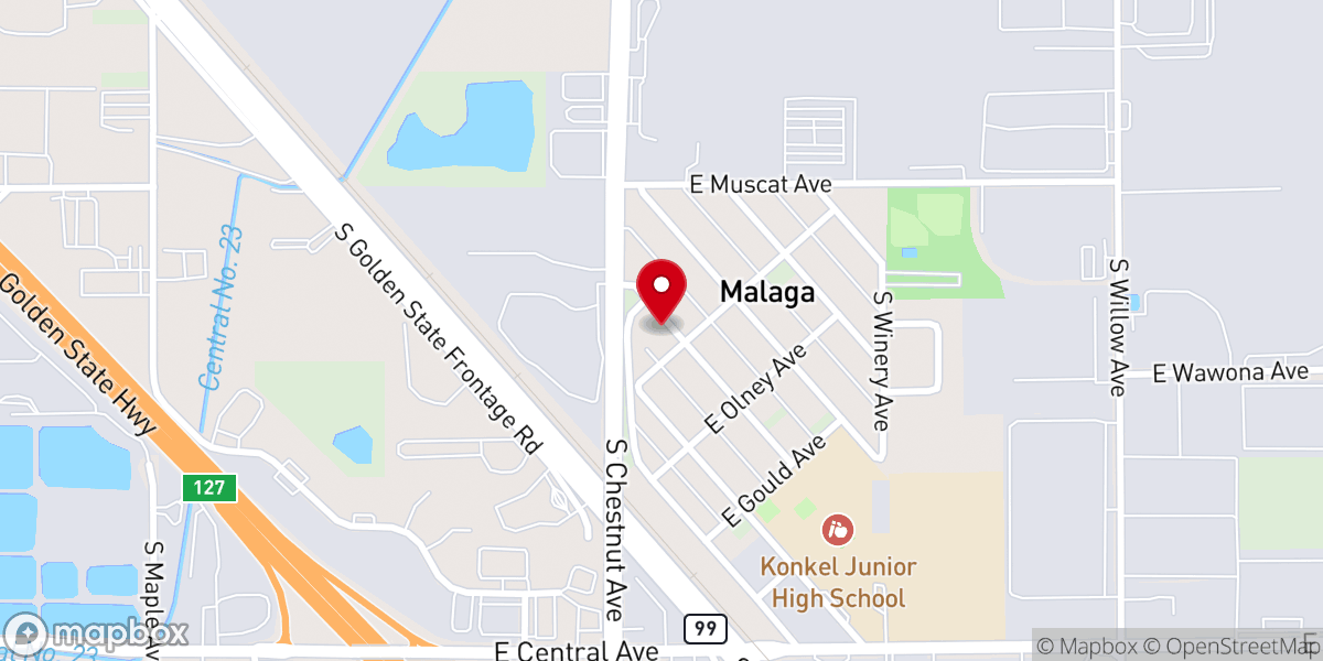 Map showing location of Christ the King Mission