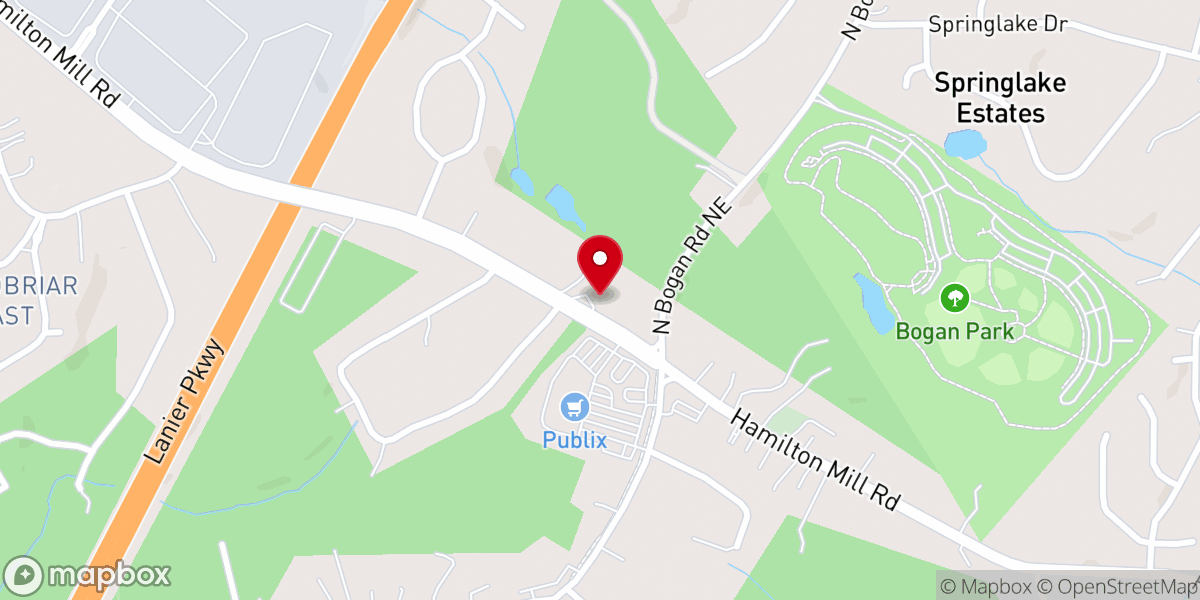 Map showing location of Word of Faith Church
