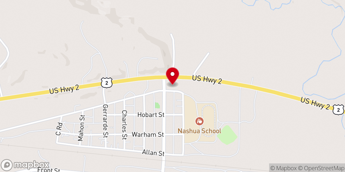 Map showing location of Grace Lutheran Church