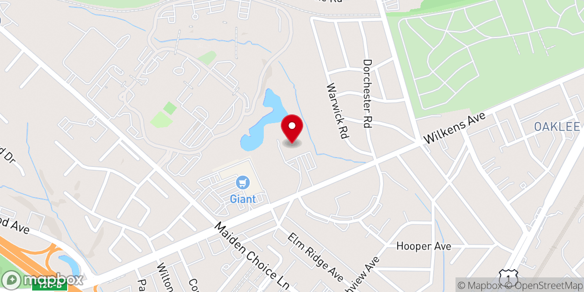 Map showing location of Our Lady of Victory Catholic Church