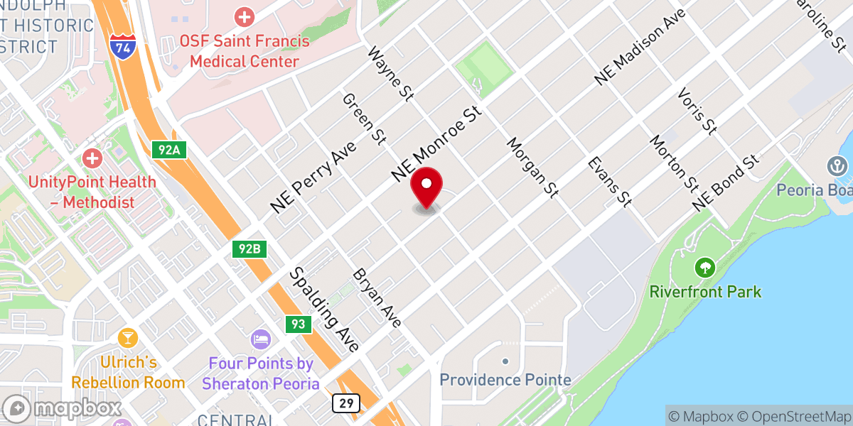 Map showing location of The Cathedral of Saint Mary of the Immaculate Conception