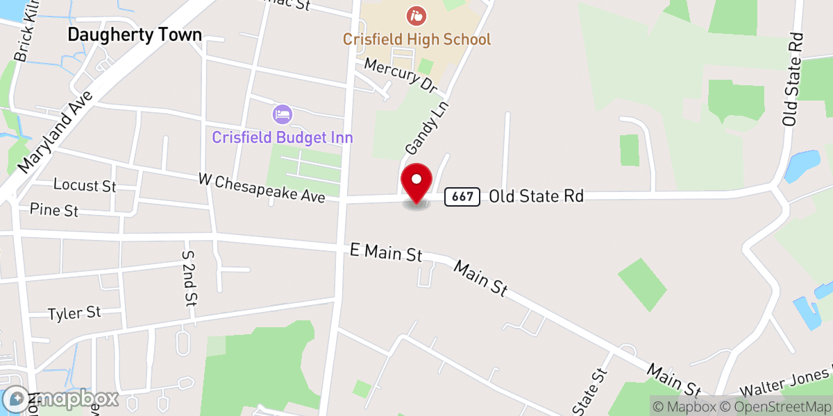 Map showing location of Emmanuel Church