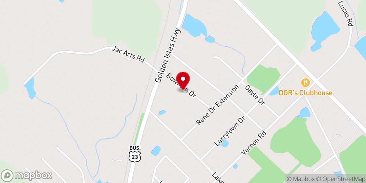 Map showing location of Cochran Church of the Nazarene