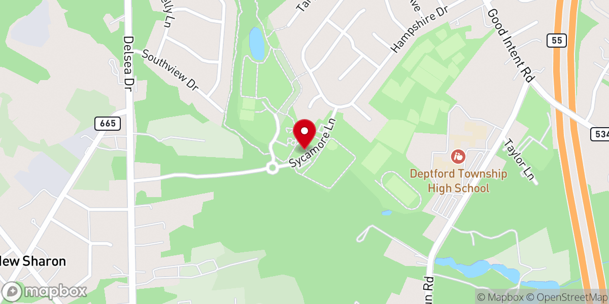 Map showing location of Fasola Park