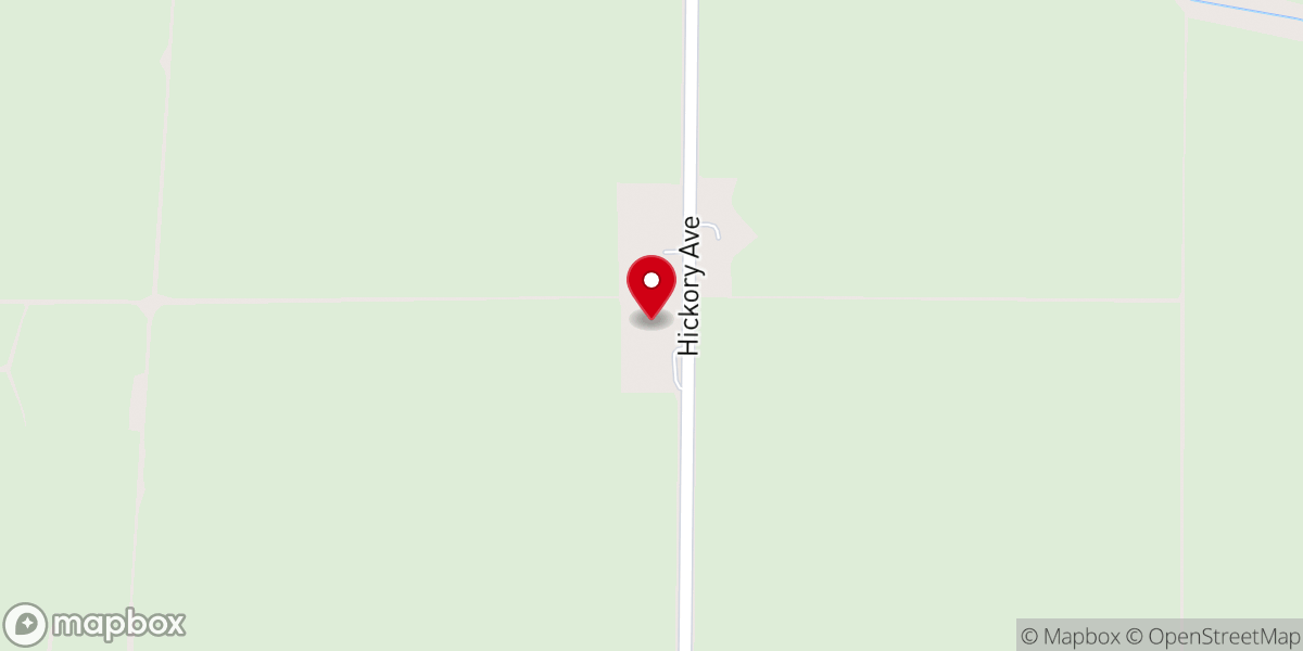 Map showing location of Bethel Reformed Church