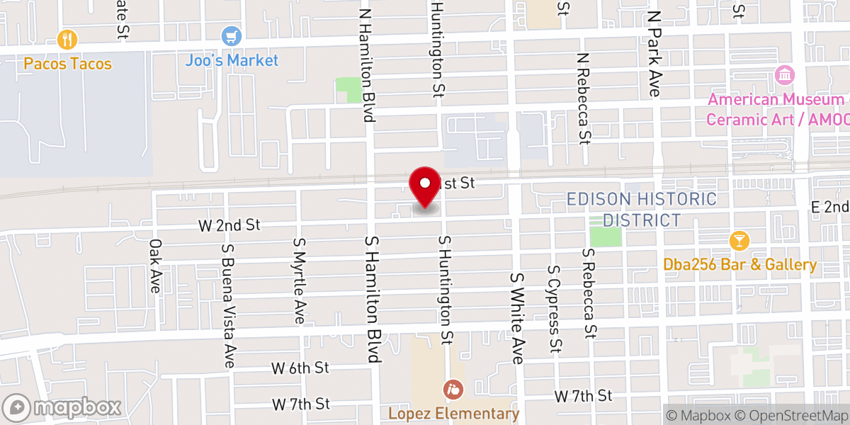 Map showing location of Iglesia Bautista Fundamental "Emmanuel"