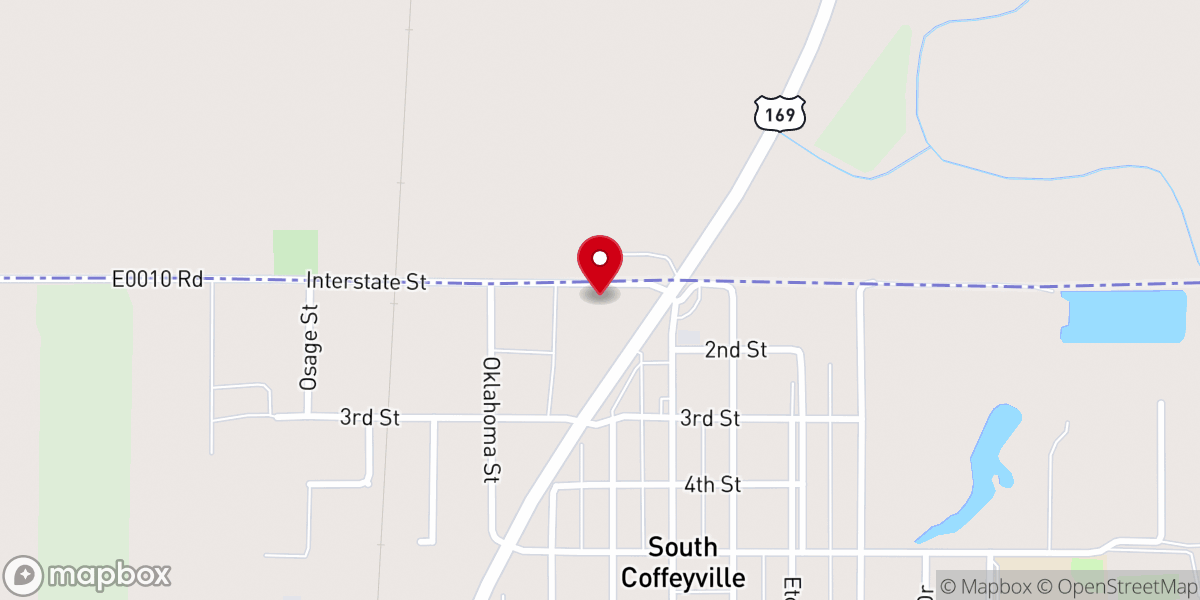 Map showing location of Southview Church of God