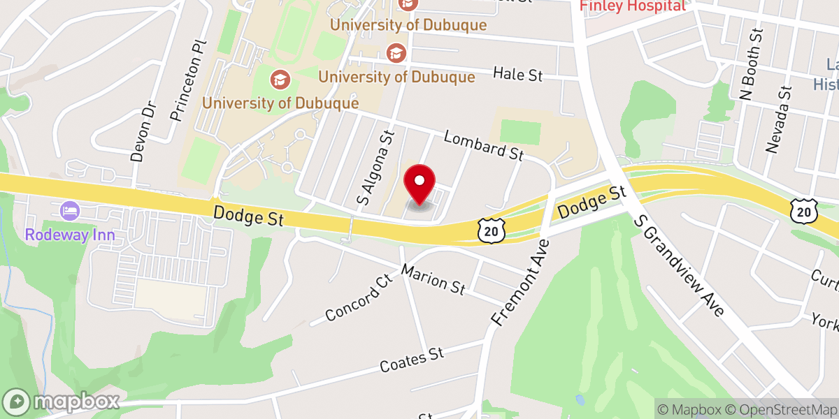 Map showing location of Saint Joseph the Worker Catholic Church