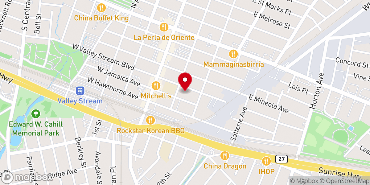 Map showing location of Holy Name of Mary RC Church