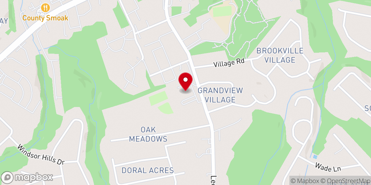 Map showing location of Heritage United Methodist Church