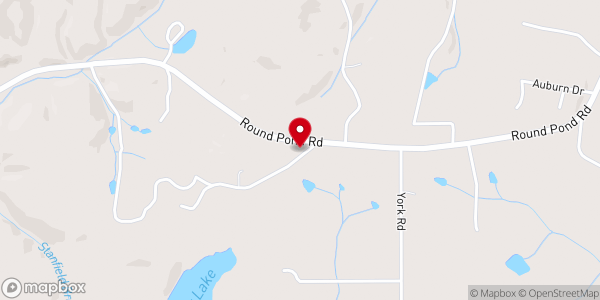 Map showing location of Sunny Side Church