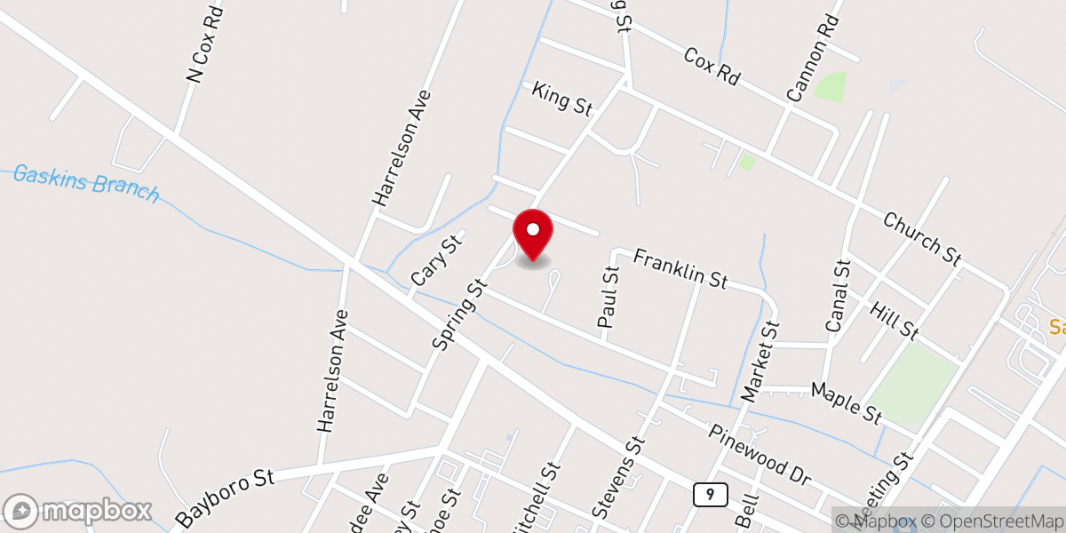 Map showing location of Renovation Resurrection International Ministries