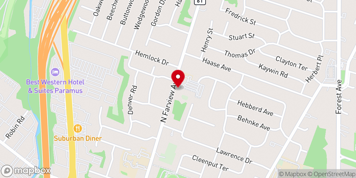 Map showing location of Our Lady of the Visitation Roman Catholic Church