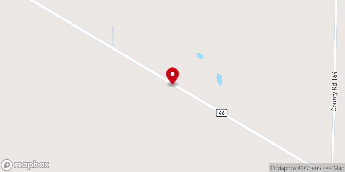 Map showing location of St. Hubert Roadside Chapel